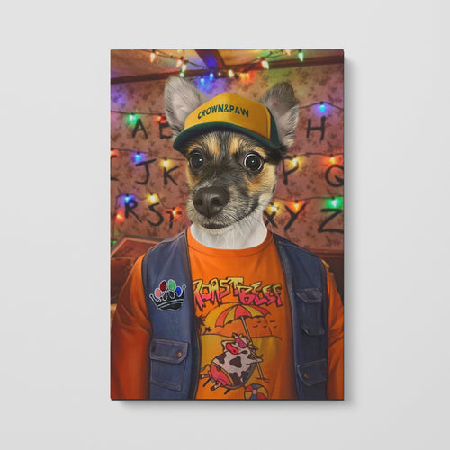 Crown and Paw - Canvas The Funny Friend - Custom Pet Canvas 8" x 10" / Wall of Lights