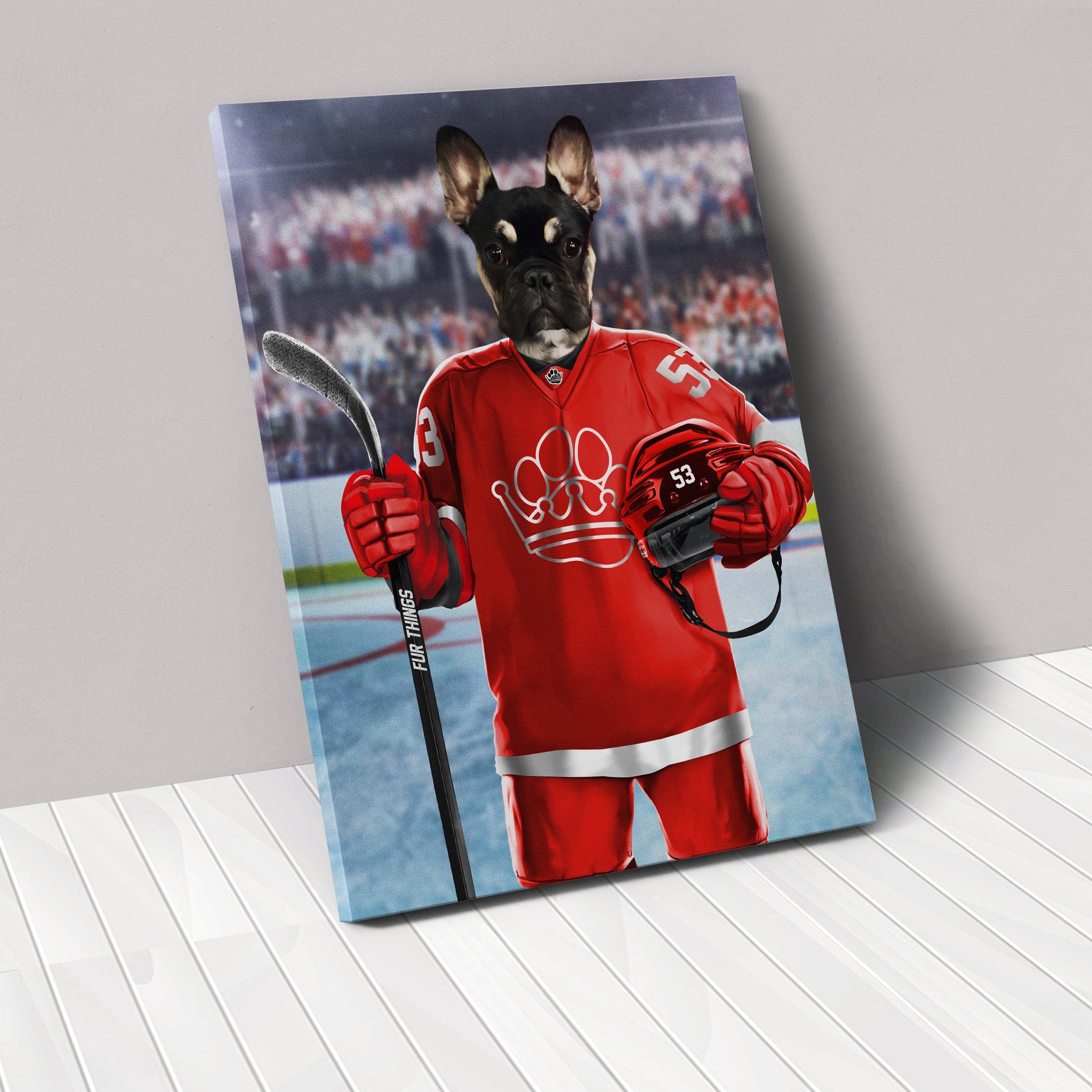 Crown and Paw - Canvas The Fur Things - Custom Pet Canvas