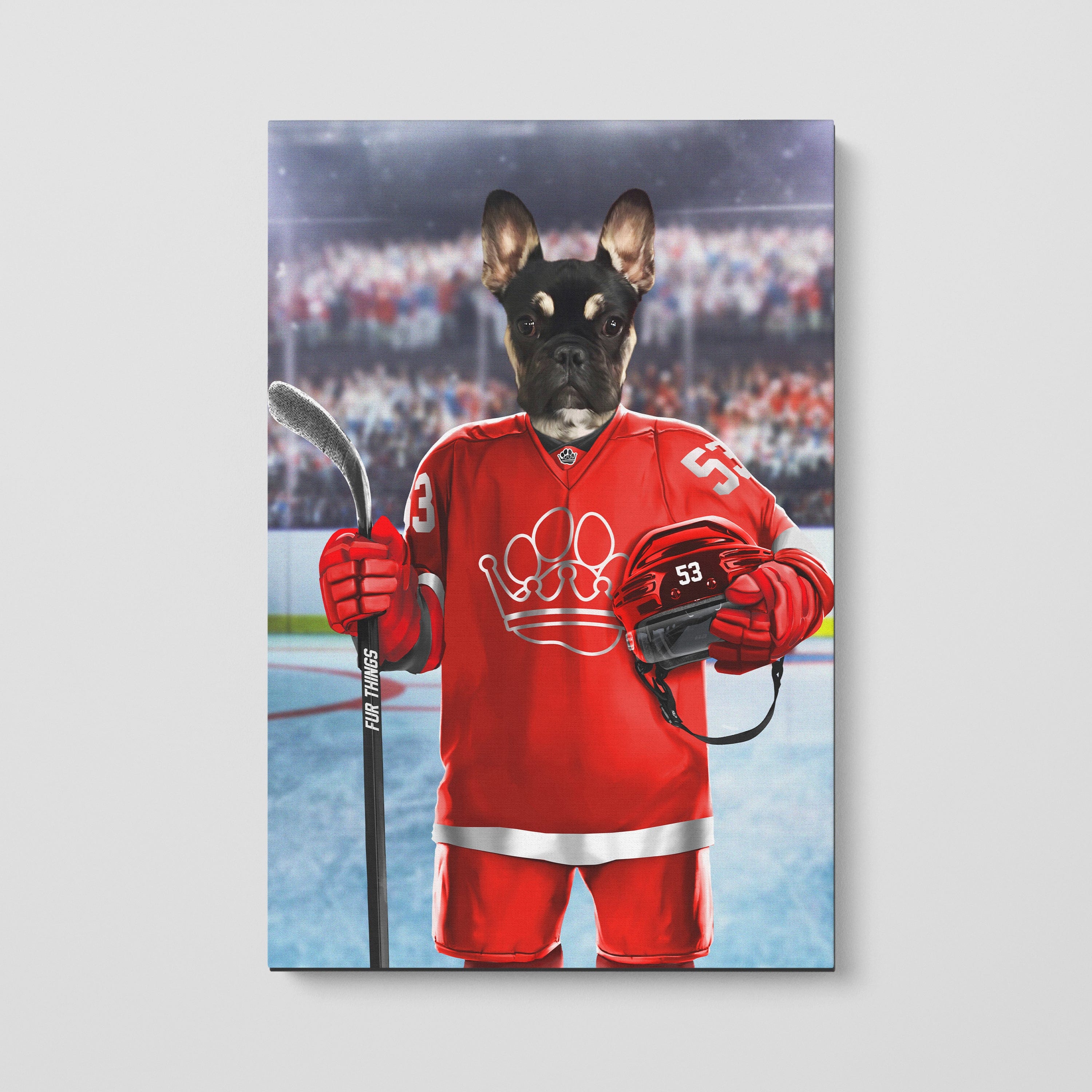 Crown and Paw - Canvas The Fur Things - Custom Pet Canvas