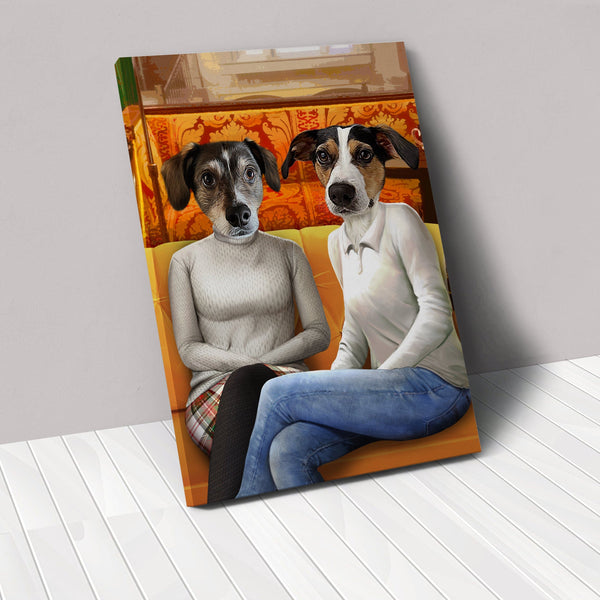 Girl Room Mates - Custom Pet Canvas