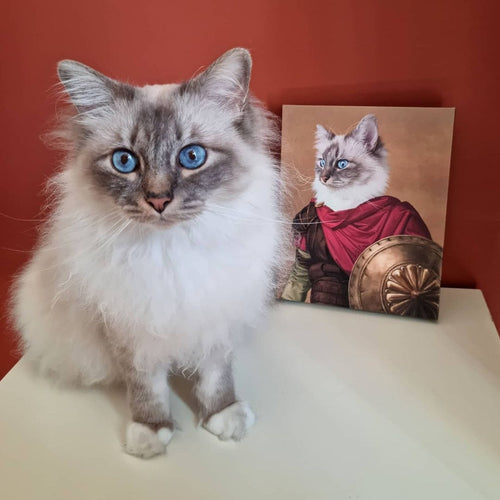 Crown and Paw - Canvas The Gladiator - Custom Pet Canvas