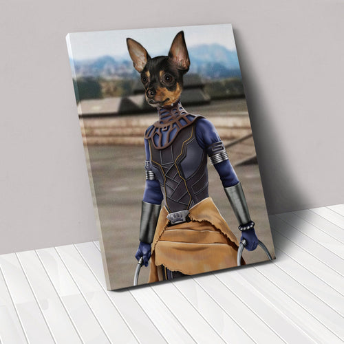 Crown and Paw - Canvas The Hero Sister - Custom Pet Canvas