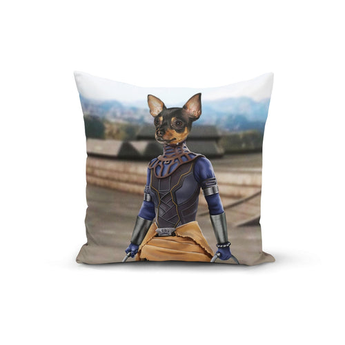 Crown and Paw - Throw Pillow The Hero Sister - Custom Throw Pillow