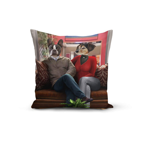 Crown and Paw - Throw Pillow The Jay and Gloria - Custom Throw Pillow
