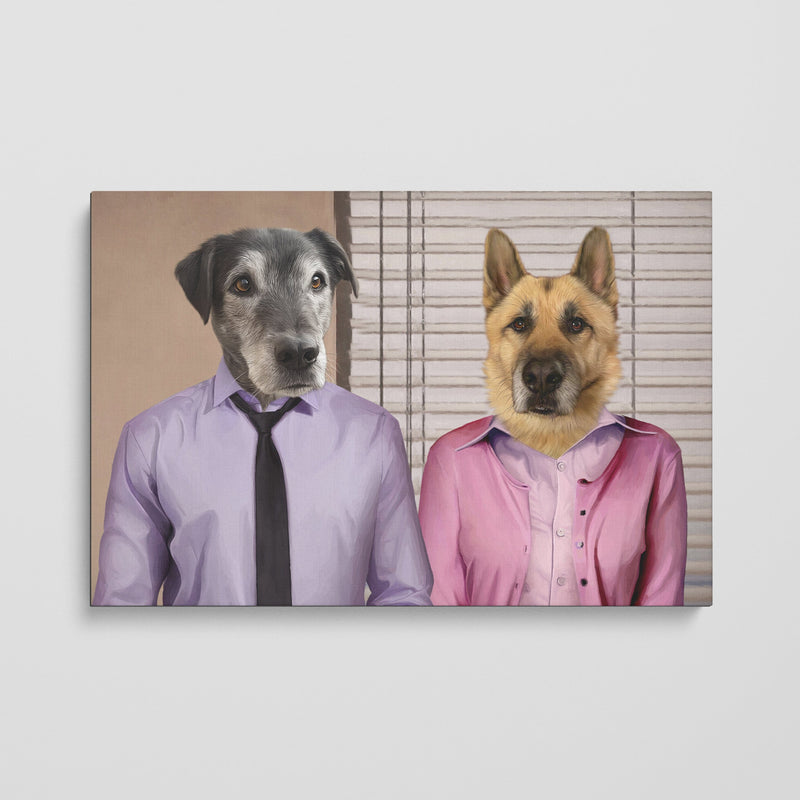 Jim and Pam - Custom Pet Canvas