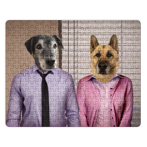 Crown and Paw - Puzzle Jim and Pam - Custom Puzzle 11" x 14"