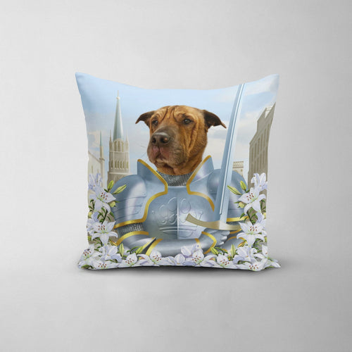 Crown and Paw - Throw Pillow The Joan - Custom Throw Pillow