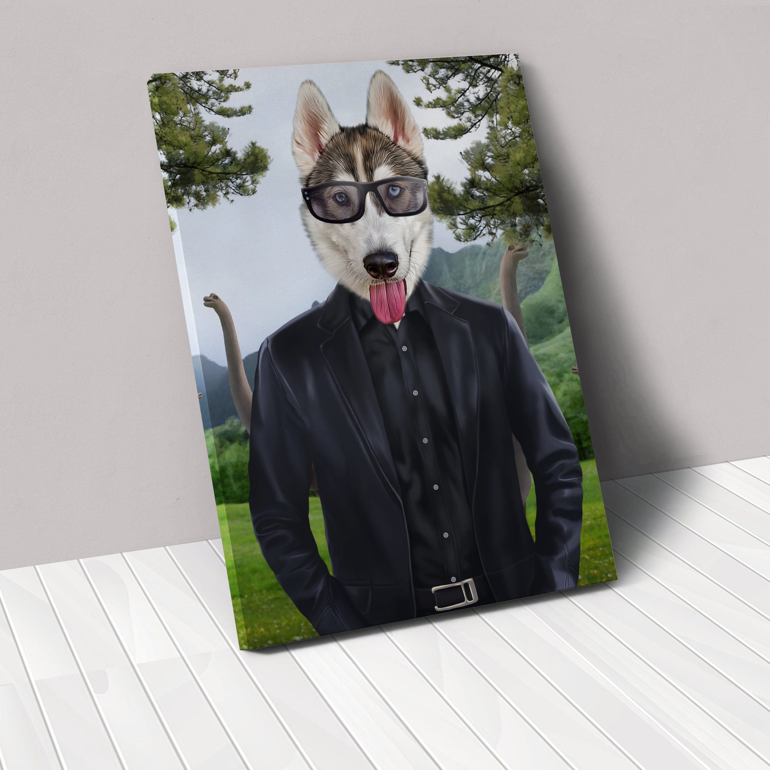 Crown and Paw - Canvas The Jurassic Nerd - Custom Pet Canvas