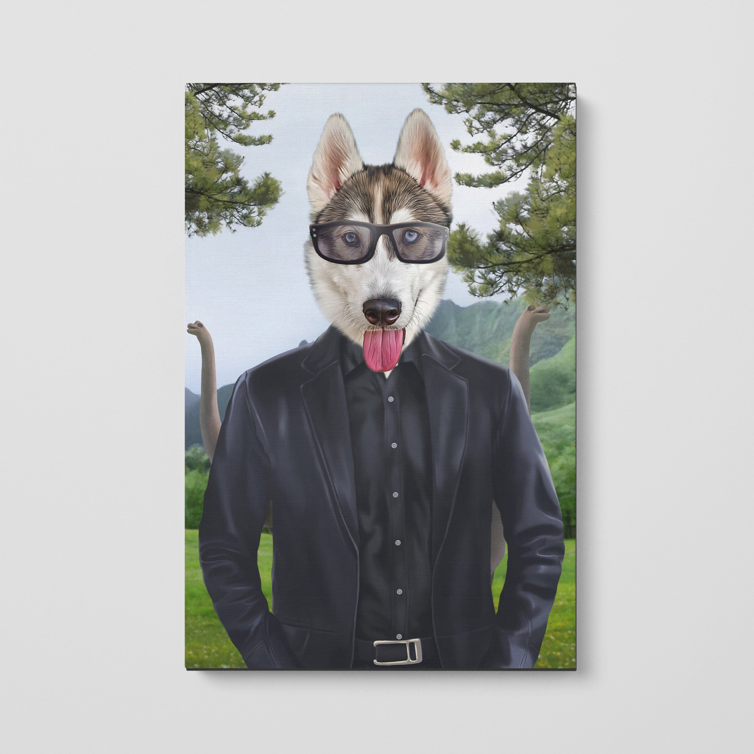 Crown and Paw - Canvas The Jurassic Nerd - Custom Pet Canvas