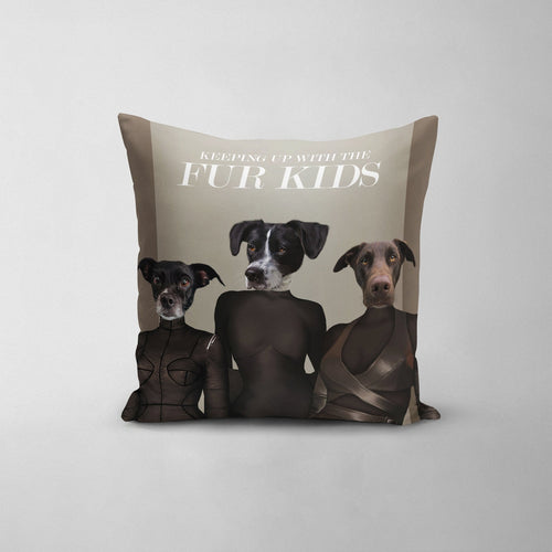 Crown and Paw - Throw Pillow The Celeb Sisters - Custom Throw Pillow