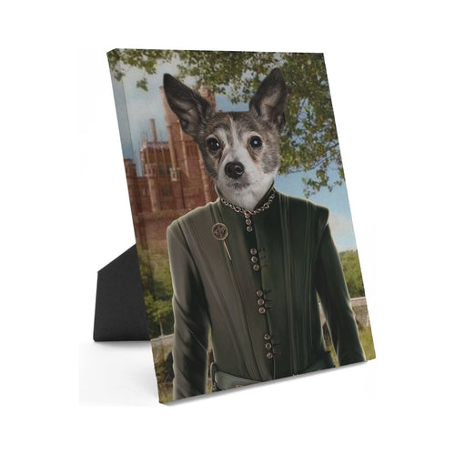 Crown and Paw - Standing Canvas The King's Informer - Custom Standing Canvas 8" x 10" / Castle 1