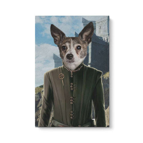 Crown and Paw - Canvas The King's Informer - Custom Pet Canvas