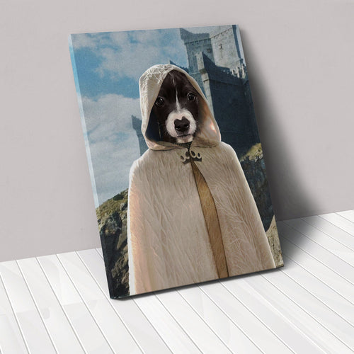 Crown and Paw - Canvas The King's Spy - Custom Pet Canvas 8" x 10" / Castle 2
