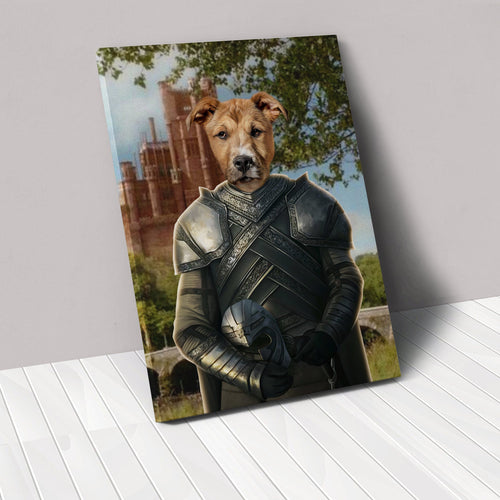 Crown and Paw - Canvas The Kingmaker - Custom Pet Canvas 8" x 10" / Castle 1