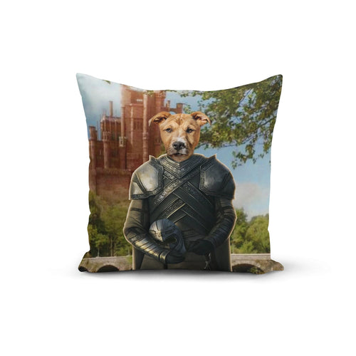 Crown and Paw - Throw Pillow The Kingmaker - Custom Throw Pillow 14" x 14" / Castle 1