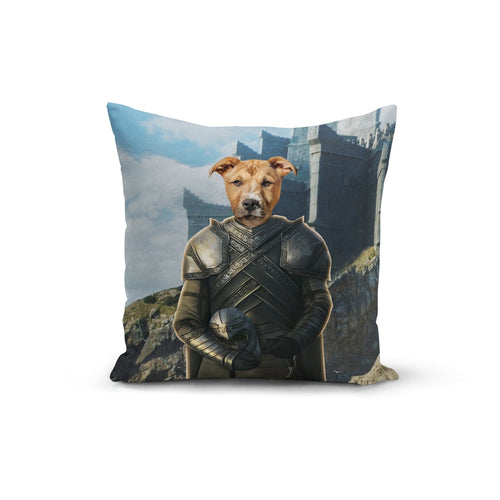 Crown and Paw - Throw Pillow The Kingmaker - Custom Throw Pillow 14" x 14" / Castle 2