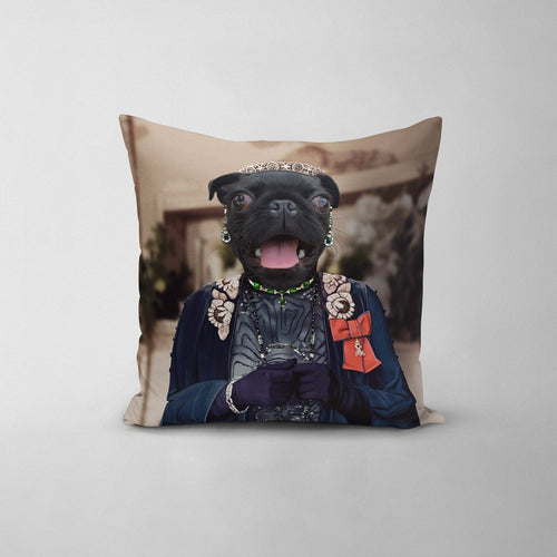 Crown and Paw - Throw Pillow Lady Bagshaw - Custom Throw Pillow