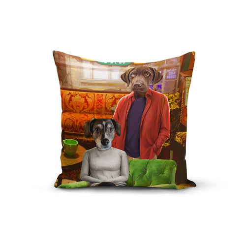 Crown and Paw - Throw Pillow The Lover Friends - Custom Throw Pillow