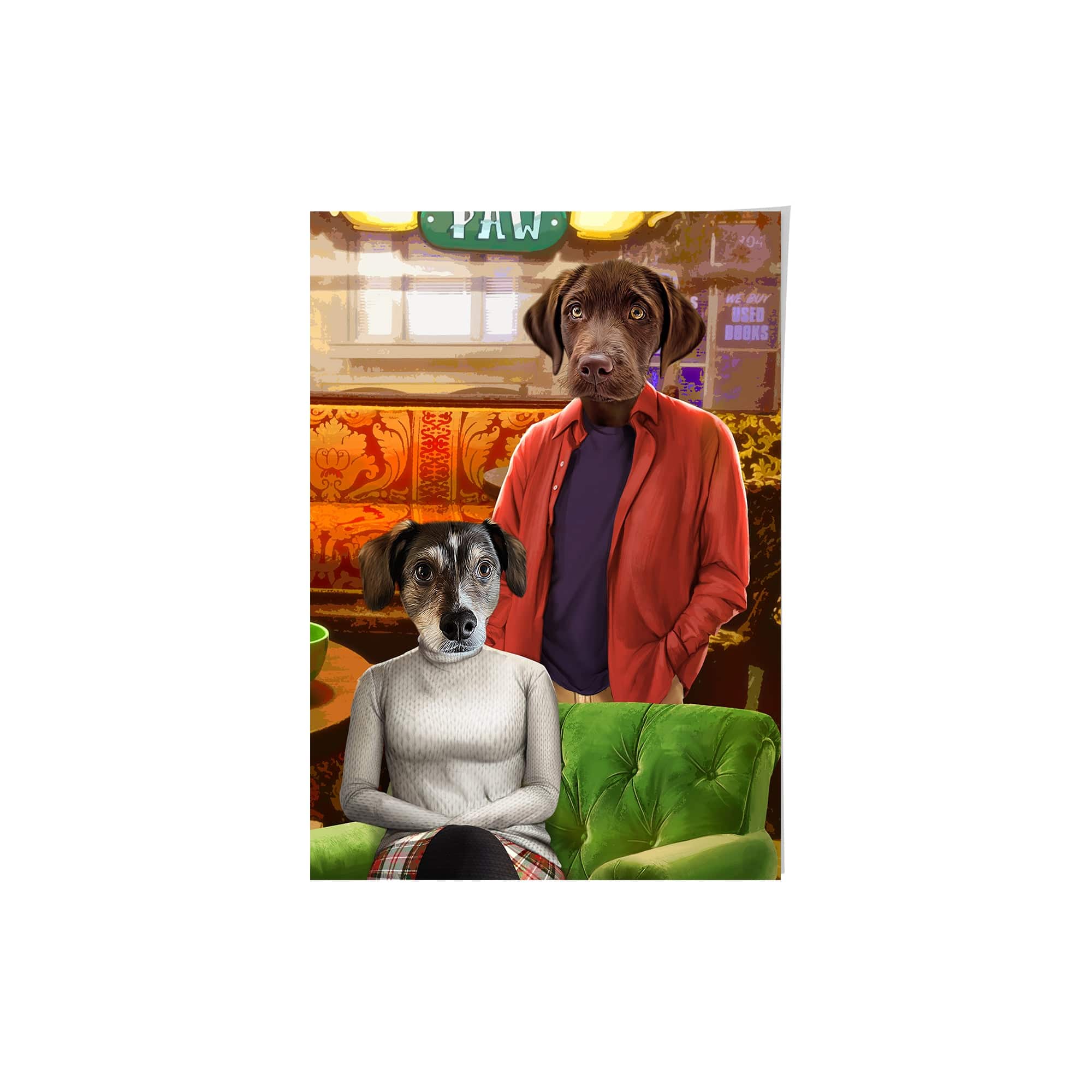 Crown and Paw - Poster The Lover Friends - Custom Pet Poster