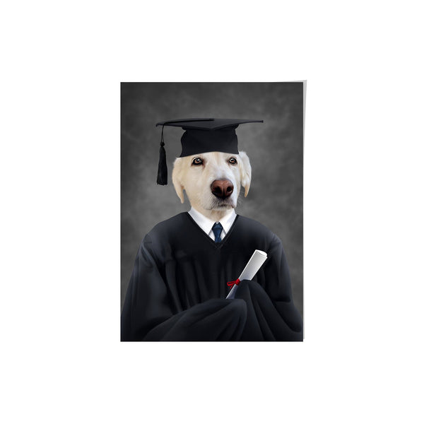 The Male Graduate - Custom Pet Poster