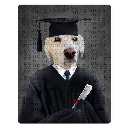 Crown and Paw - Puzzle The Male Graduate - Custom Puzzle 11" x 14"