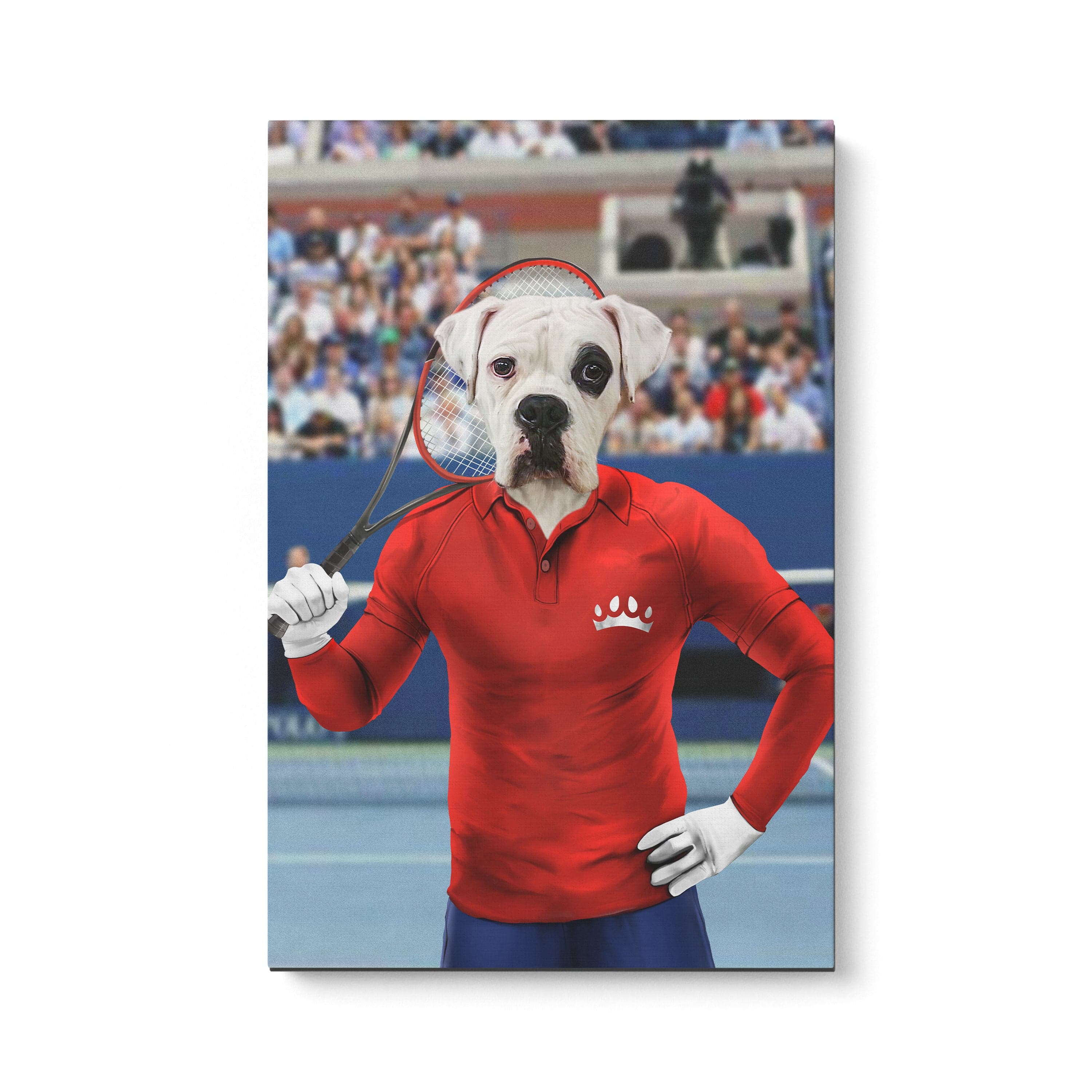 Male Tennis Player - Custom Pet Canvas