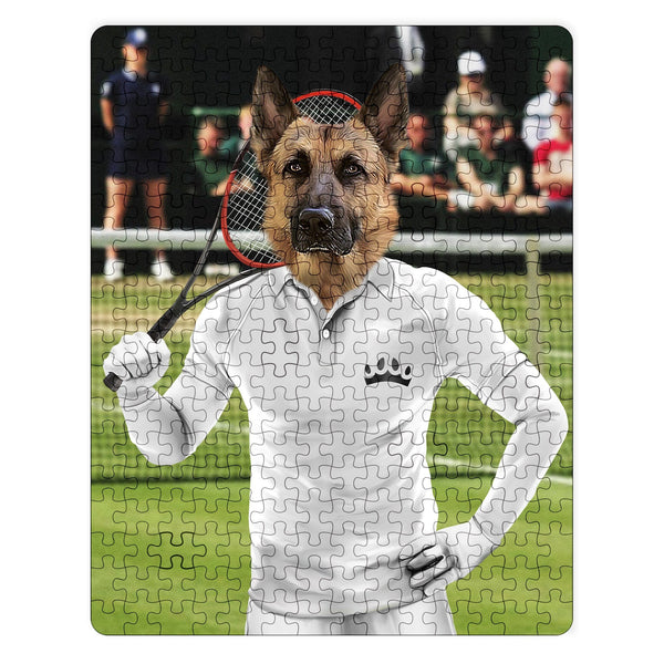 Male Tennis Player - Custom Puzzle
