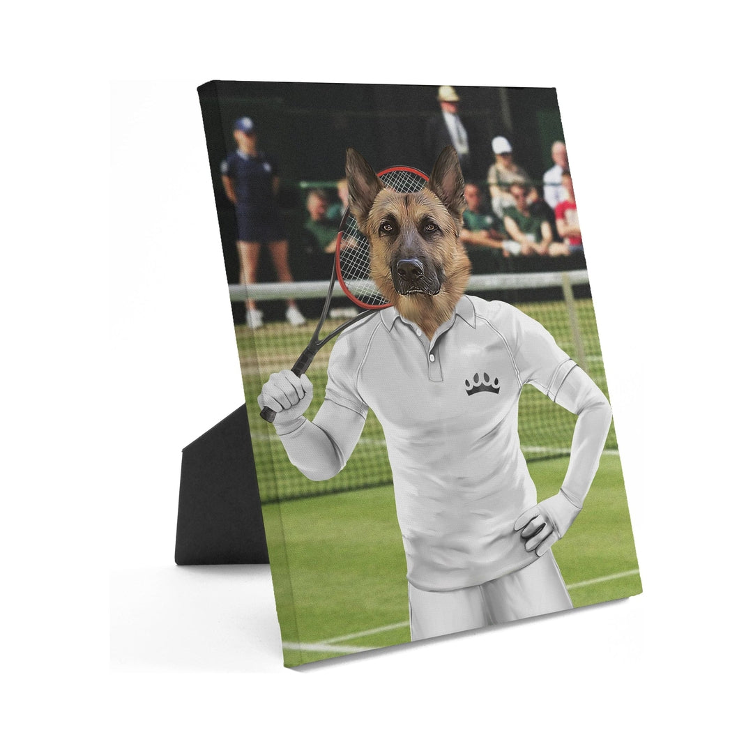 Male Tennis Player - Custom Standing Canvas