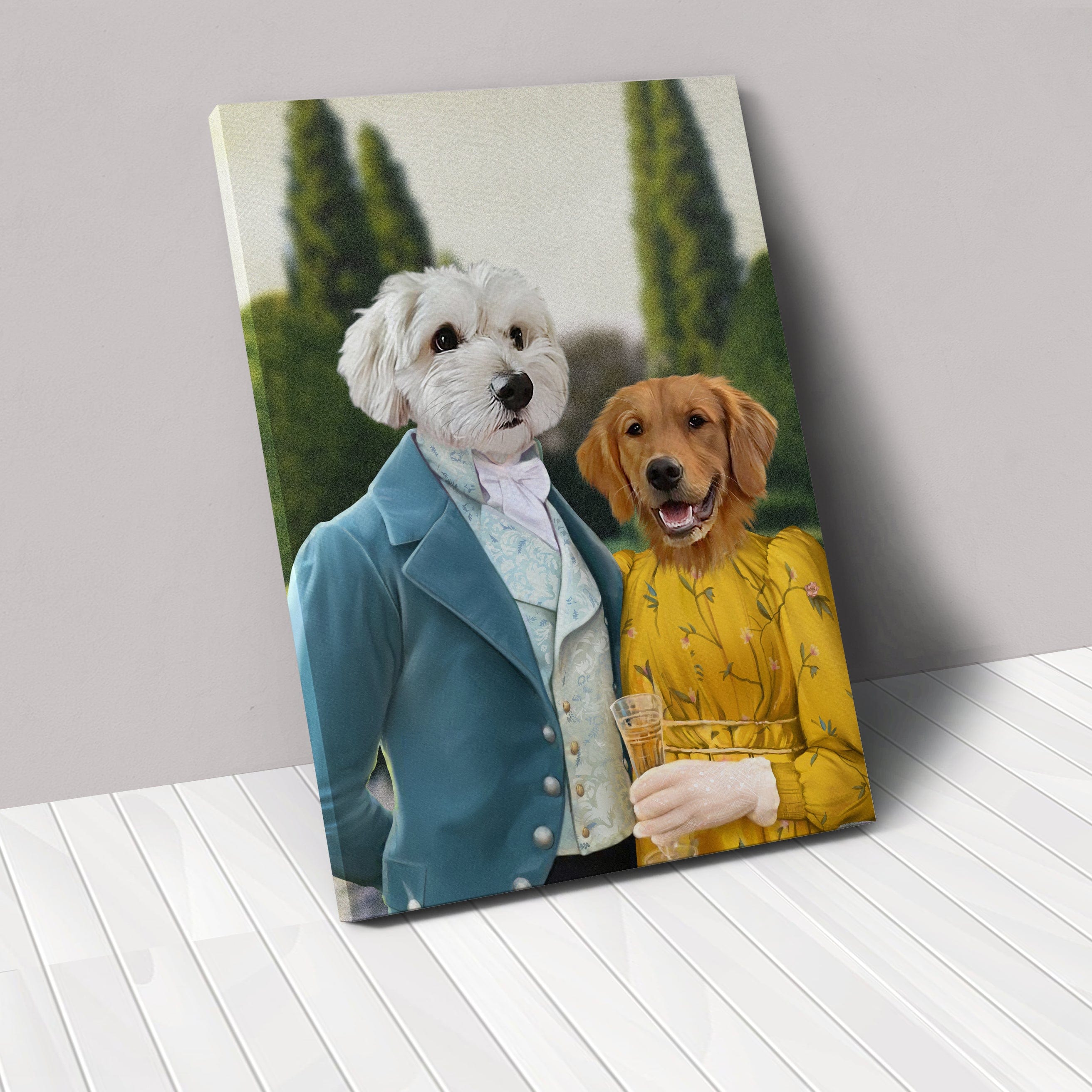 Crown and Paw - Canvas Colin and Marina - Custom Pet Canvas