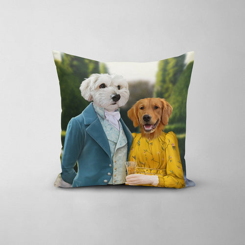 Crown and Paw - Throw Pillow Colin and Marina - Custom Throw Pillow