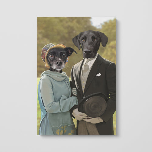 Crown and Paw - Canvas Mary and Matthew - Custom Pet Canvas
