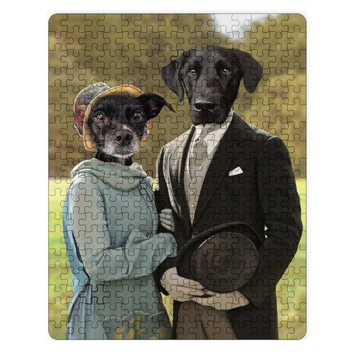 Crown and Paw - Puzzle Mary and Matthew - Custom Puzzle 11" x 14"