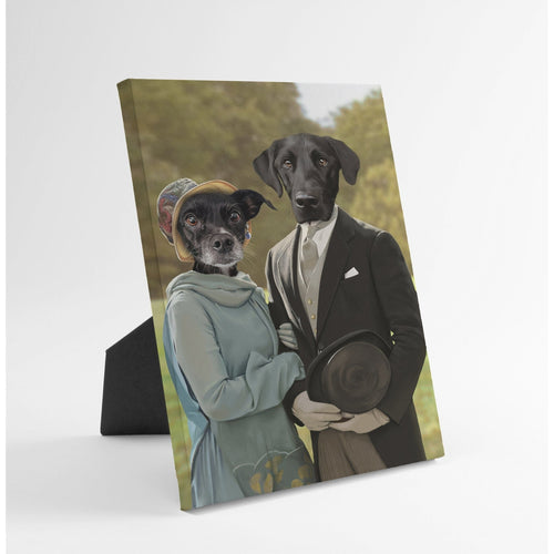 Crown and Paw - Standing Canvas Mary and Matthew - Custom Standing Canvas