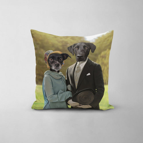 Crown and Paw - Throw Pillow Mary and Matthew - Custom Throw Pillow