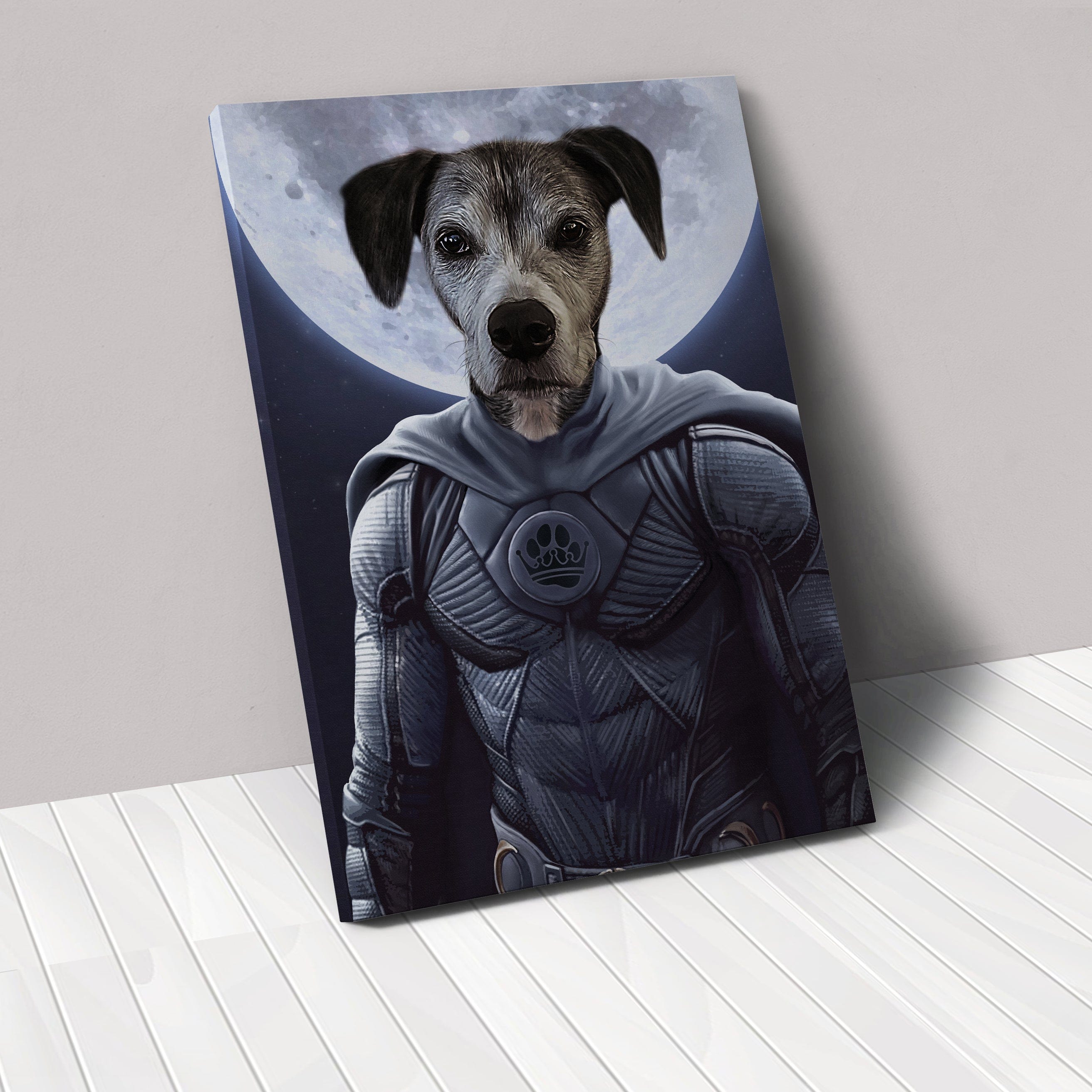 The Moon Hero - Custom Pet Canvas