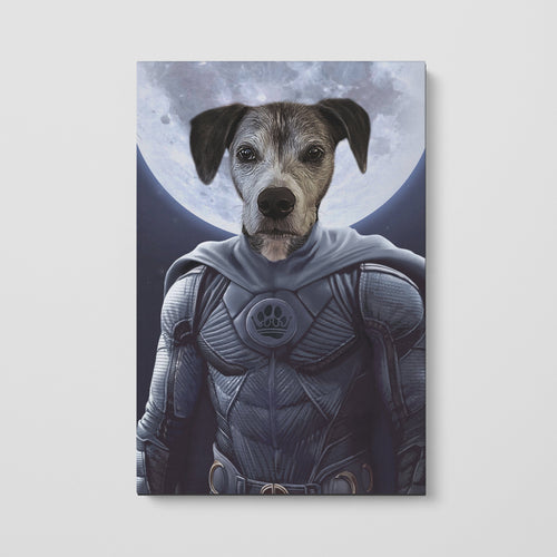 Crown and Paw - Canvas The Moon Hero - Custom Pet Canvas