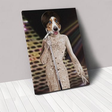 The Motown Queen - Custom Pet Canvas