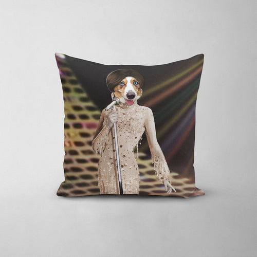 Crown and Paw - Throw Pillow The Motown Queen - Custom Throw Pillow