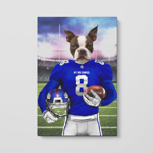 Crown and Paw - Canvas NY Big Dawgs - Custom Pet Canvas