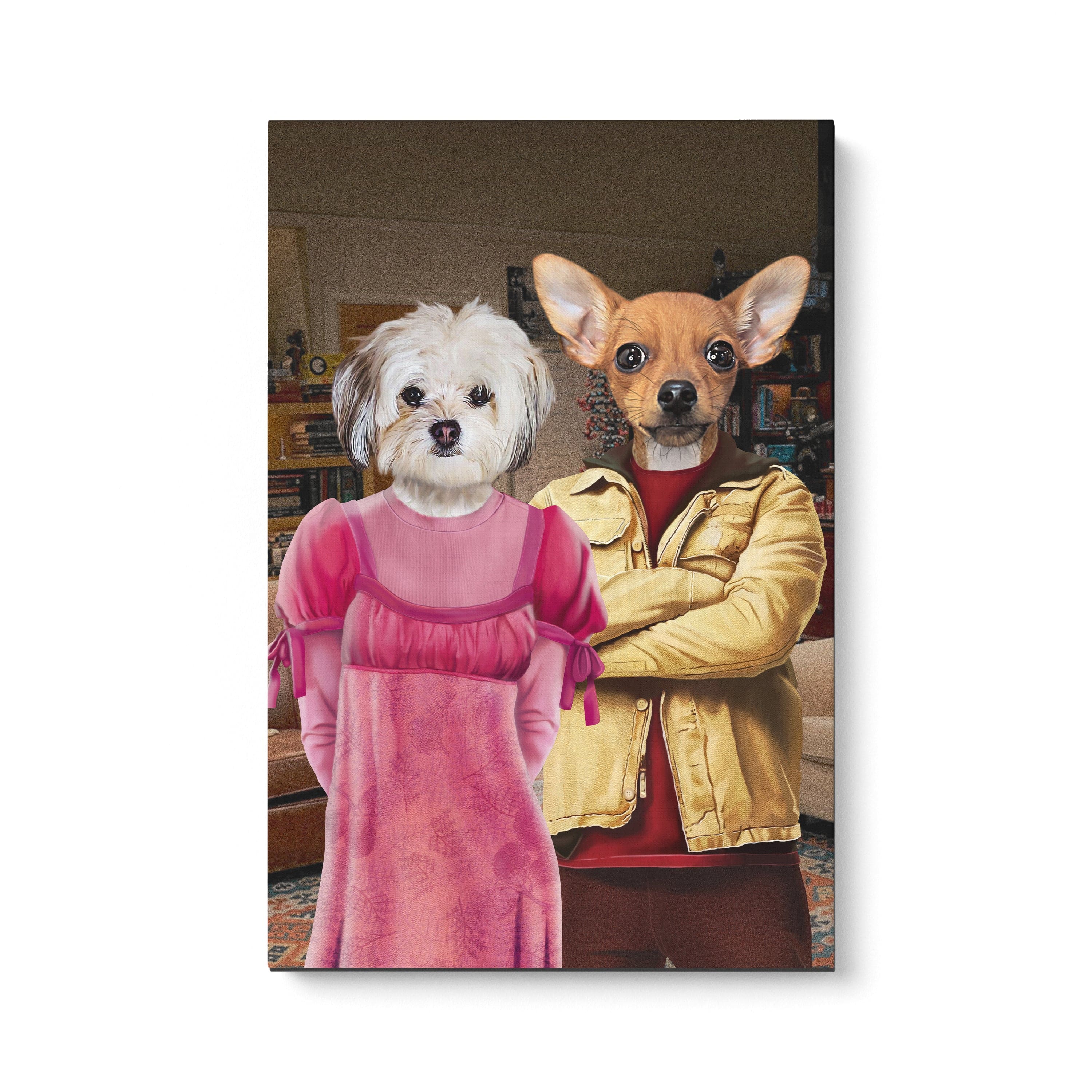 Nerd Couple - Custom Pet Canvas