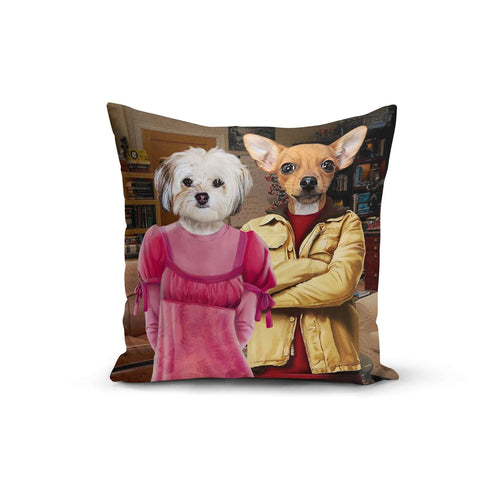 Crown and Paw - Throw Pillow The Nerd Couple - Custom Throw Pillow