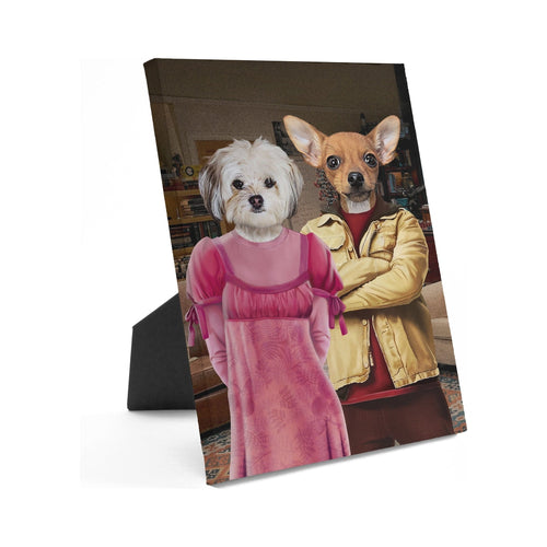 Crown and Paw - Standing Canvas The Nerd Couple - Custom Standing Canvas