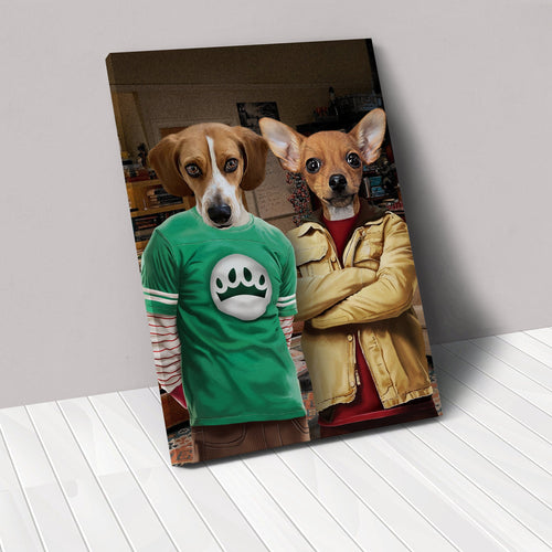 Crown and Paw - Canvas Nerd Best Friends - Custom Pet Canvas