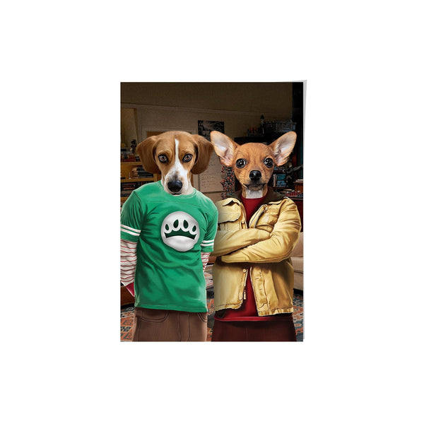 Nerd Best Friends - Custom Pet Poster