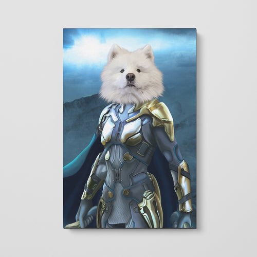 Crown and Paw - Canvas The Norse Warrior - Custom Pet Canvas