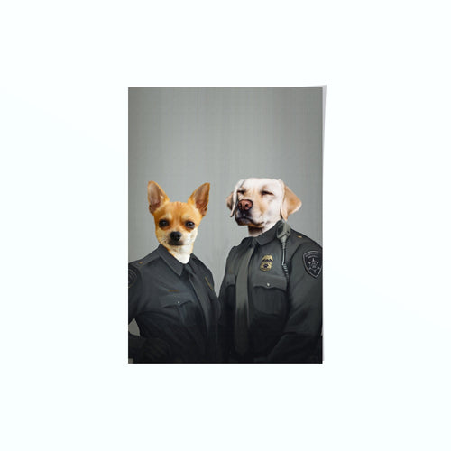 Crown and Paw - Poster The Officers - Custom Pet Poster