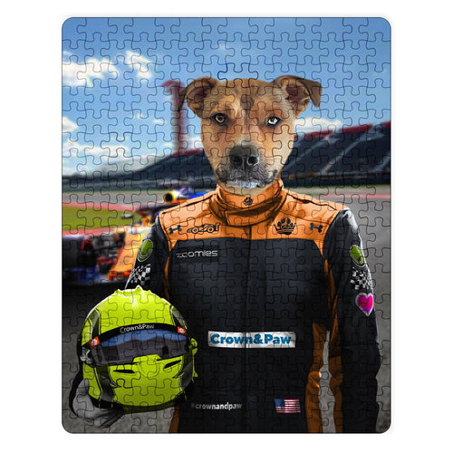 Crown and Paw - Puzzle The Orange Driver - Custom Puzzle 11" x 14"