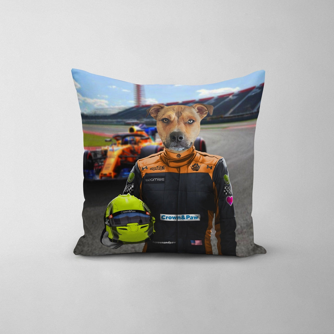 The Orange Driver - Custom Throw Pillow