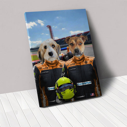 Crown and Paw - Canvas The Orange Drivers - Custom Pet Canvas
