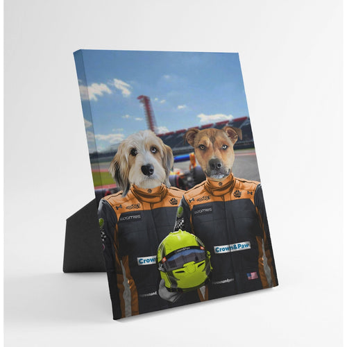 Crown and Paw - Standing Canvas The Orange Drivers - Custom Standing Canvas